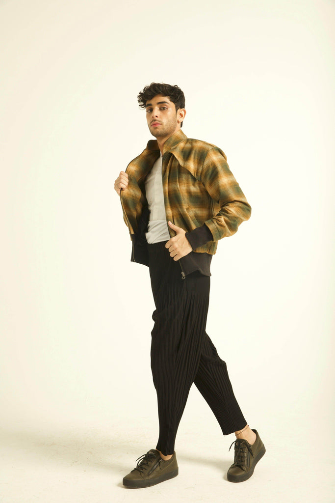 SHOULDER FLAP BOMBER JACKET - dash and dot dash and dot