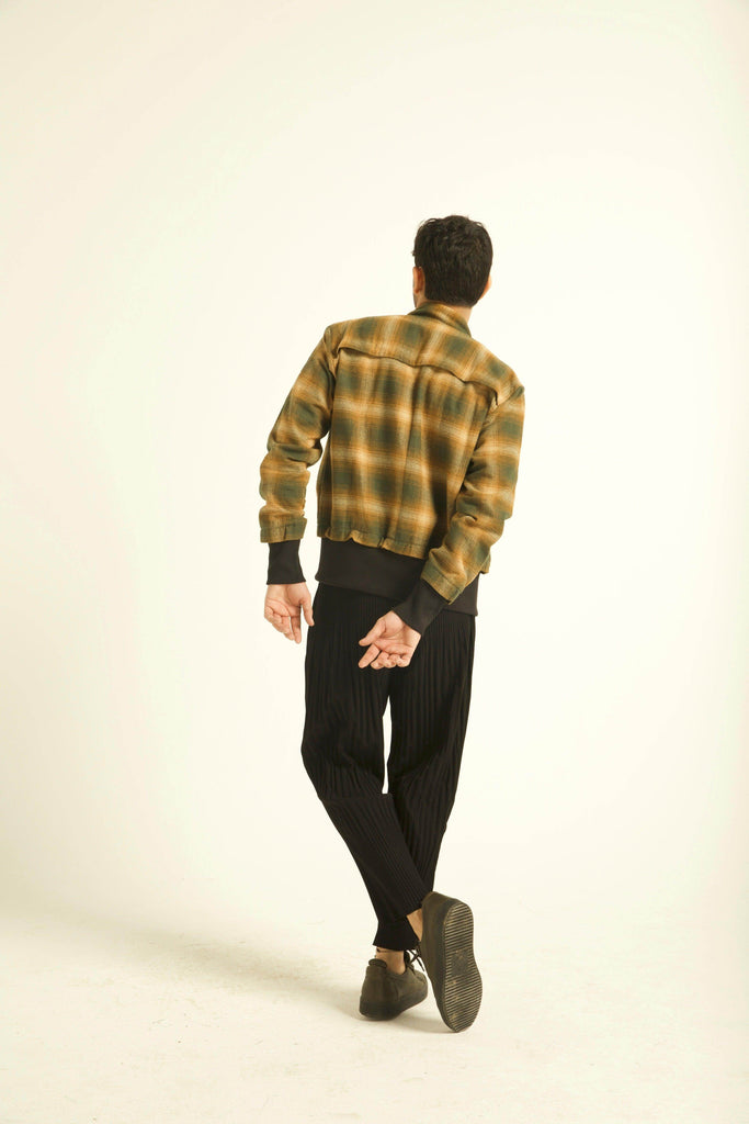 SHOULDER FLAP BOMBER JACKET - dash and dot dash and dot