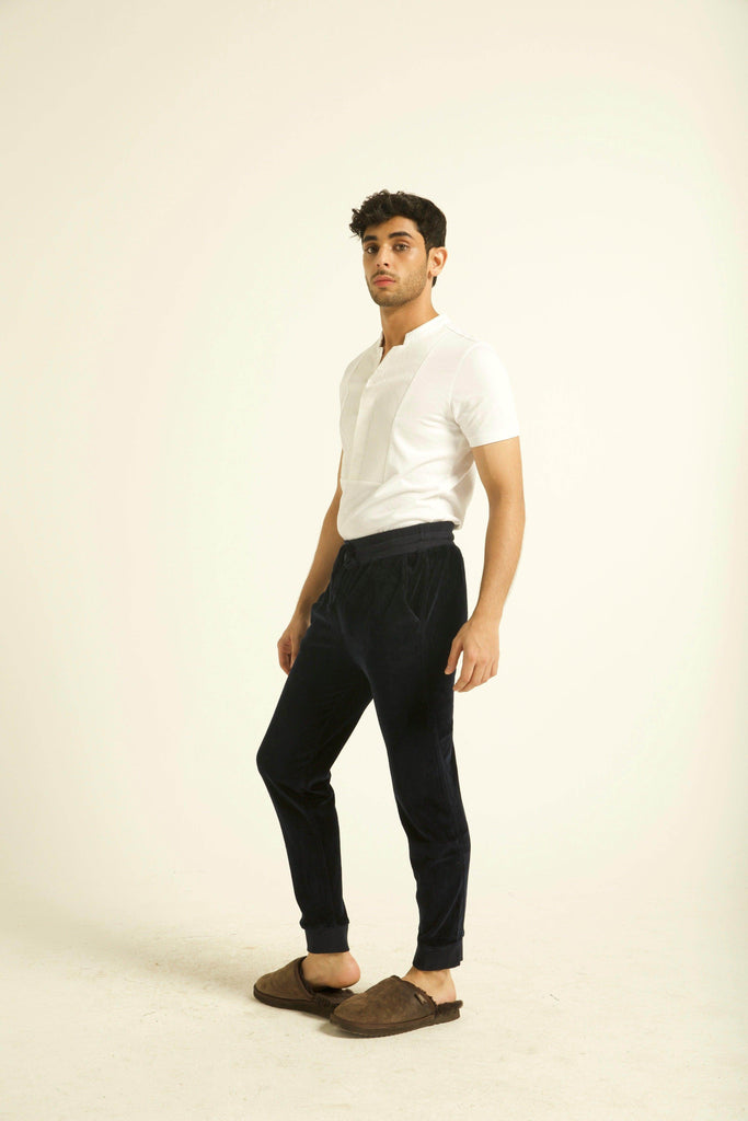 VELOUR TRACK PANT - dash and dot dash and dot