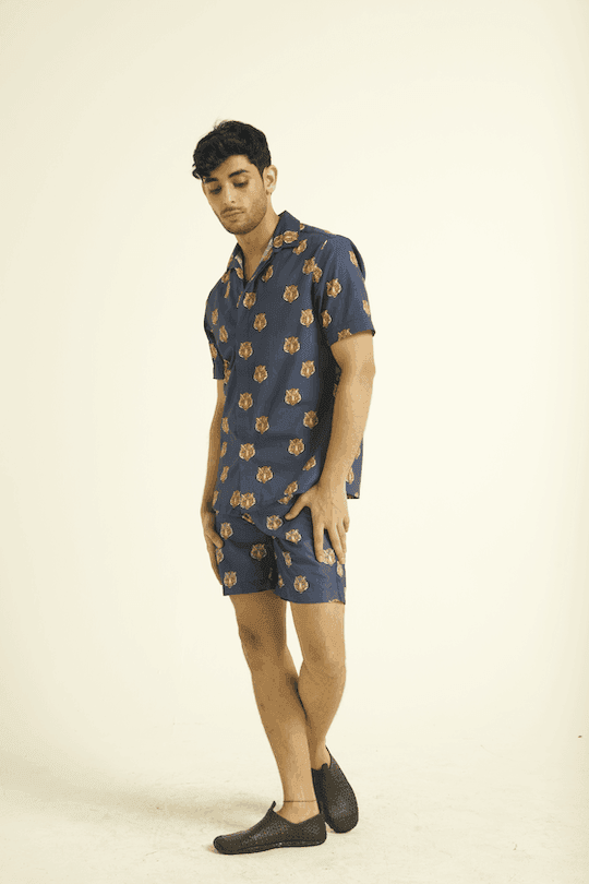 TIGER HEAD SHIRT - dash and dot dash and dot