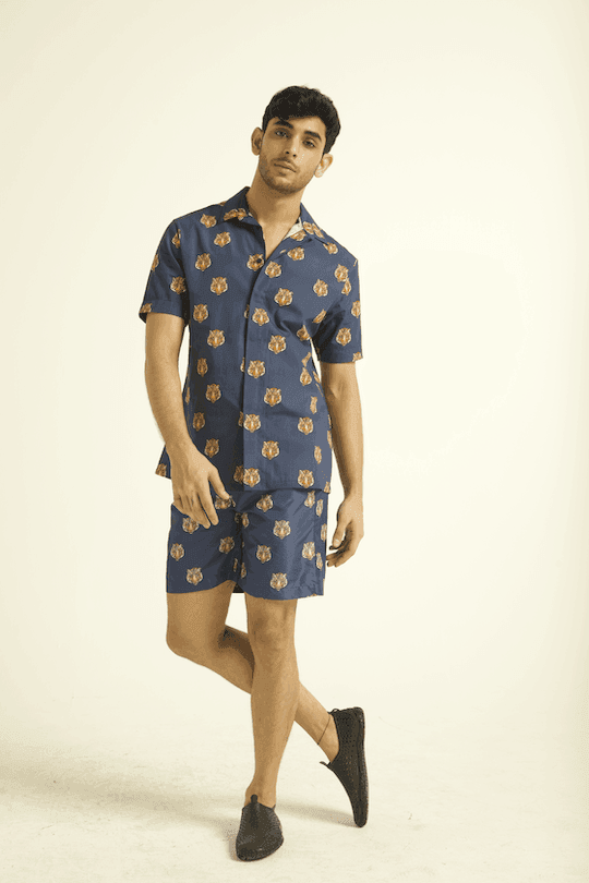 TIGER HEAD SHIRT - dash and dot dash and dot