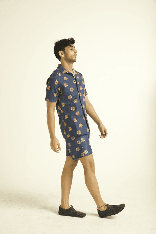 TIGER HEAD SHIRT - dash and dot dash and dot