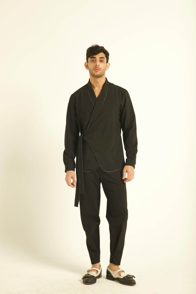 BUTTON CUFF TROUSER - dash and dot dash and dot