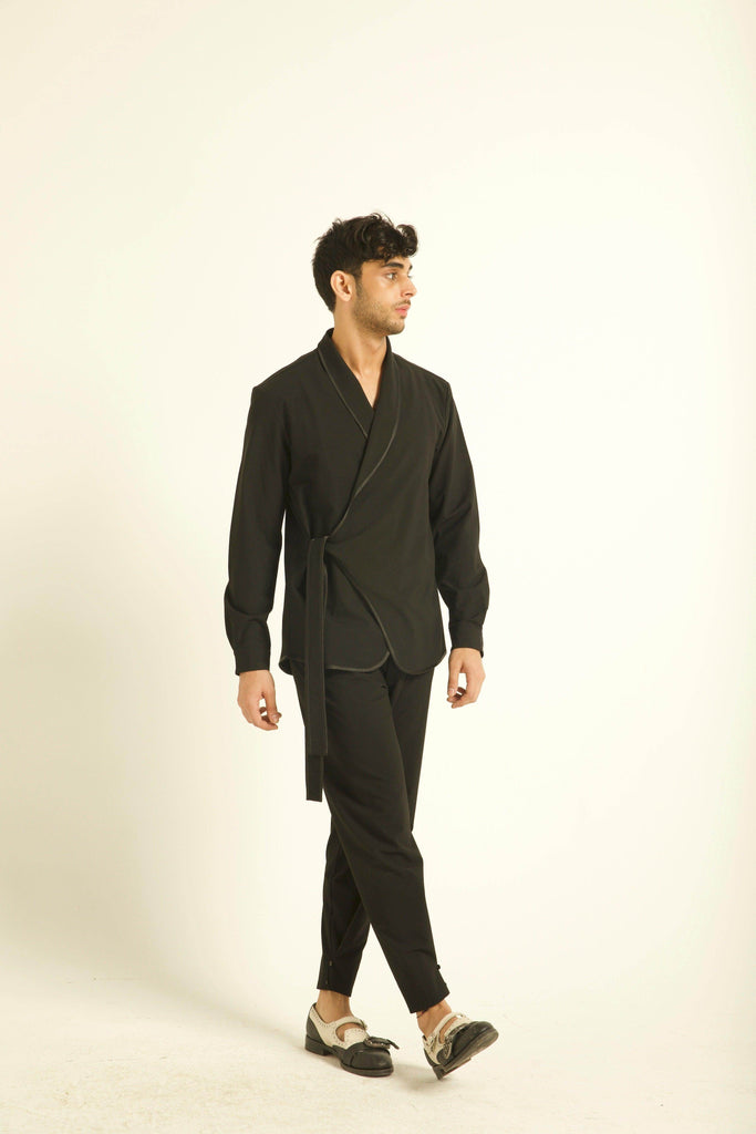 BUTTON CUFF TROUSER - dash and dot dash and dot