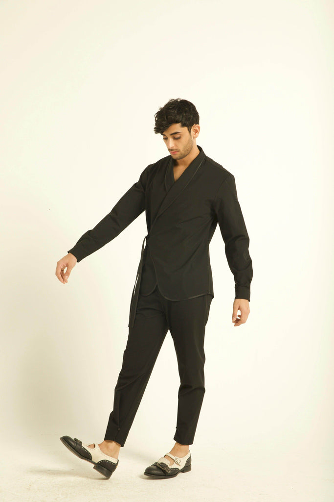 BUTTON CUFF TROUSER - dash and dot dash and dot