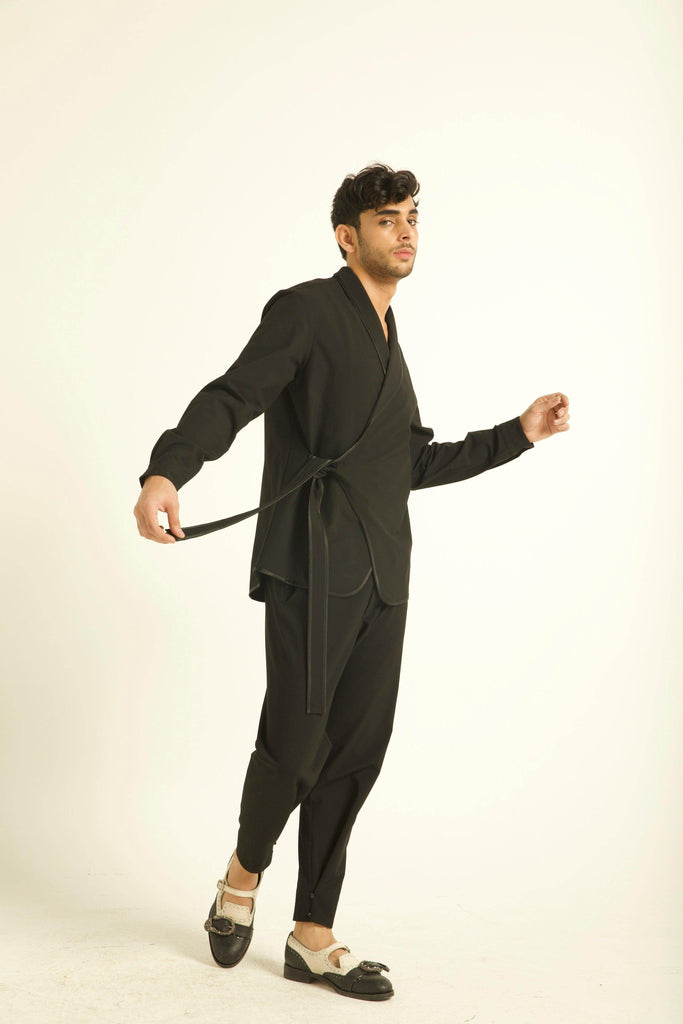 BUTTON CUFF TROUSER - dash and dot dash and dot