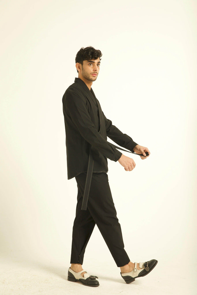 BUTTON CUFF TROUSER - dash and dot dash and dot