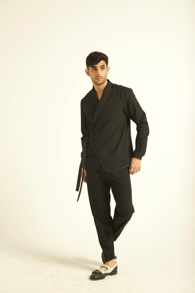 BUTTON CUFF TROUSER - dash and dot dash and dot