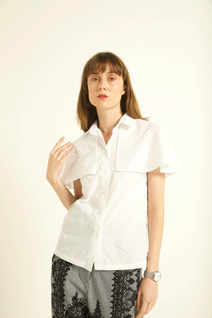 CAPE SLEEVE SHIRT - dash and dot dash and dot