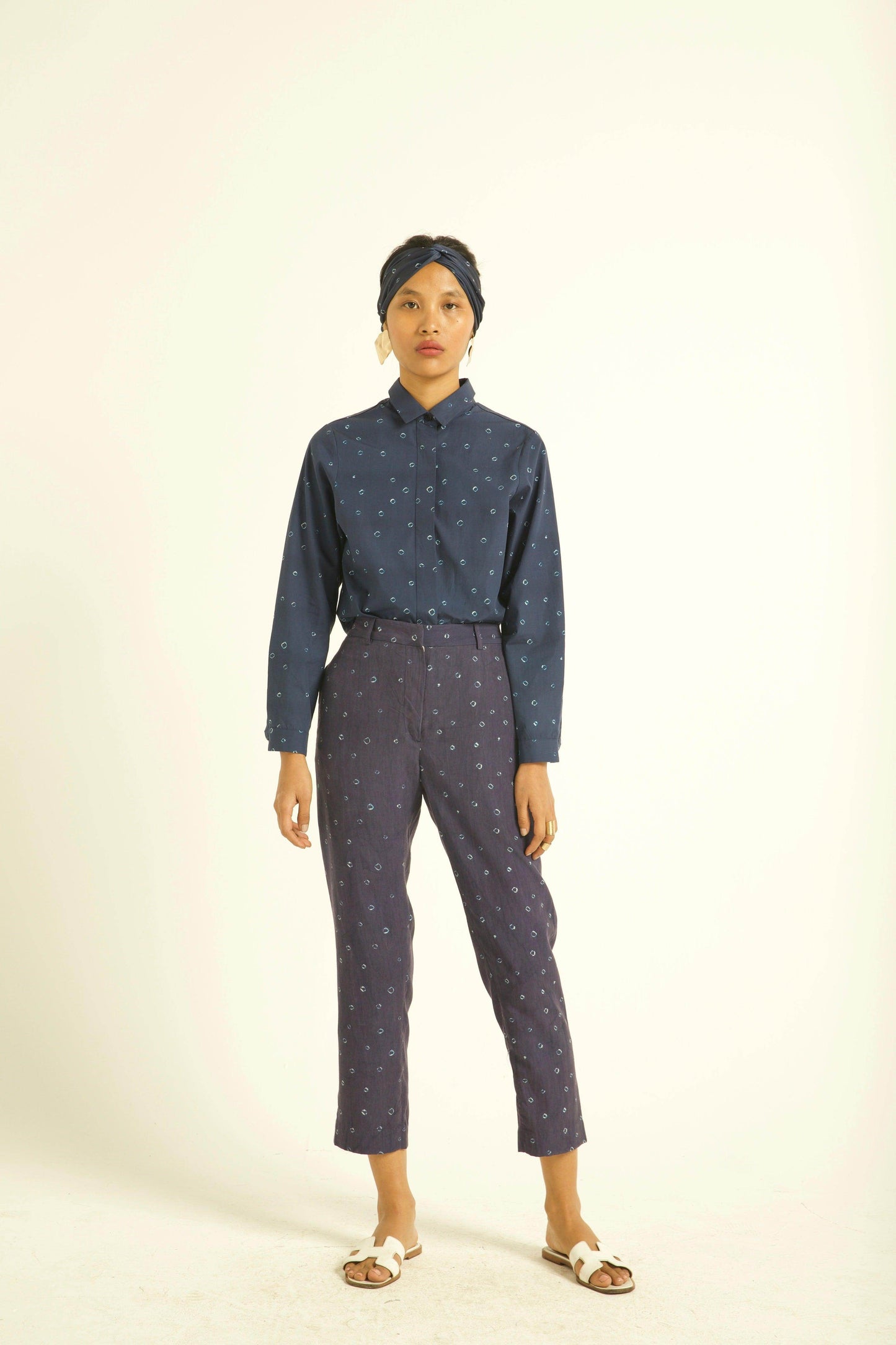 BANDHANI PRINT PANT - dash and dot