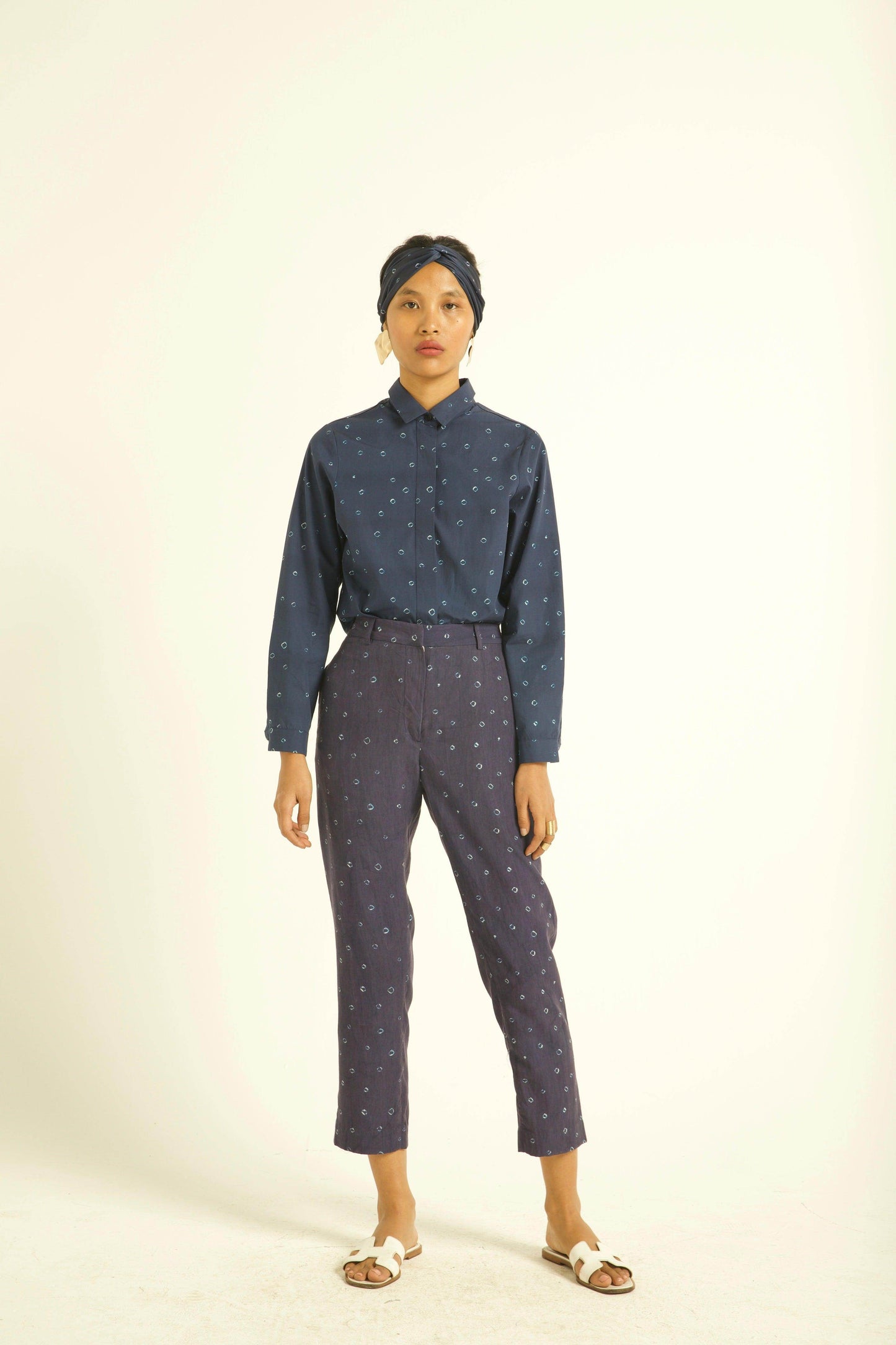 BANDHANI PRINT SHIRT - dash and dot