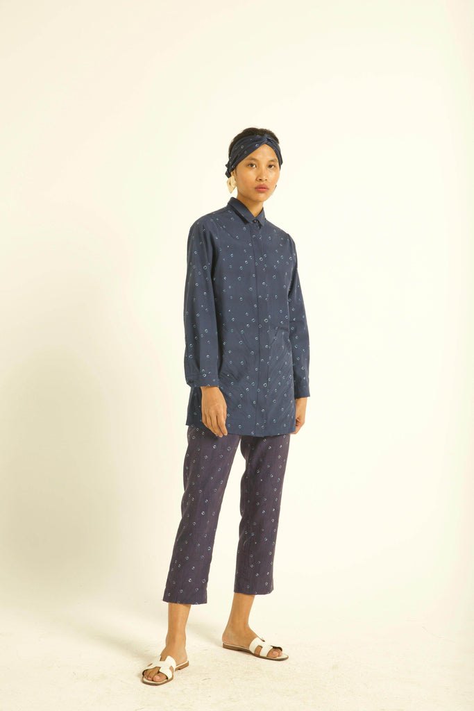 BANDHANI PRINT SHIRT - dash and dot dash and dot