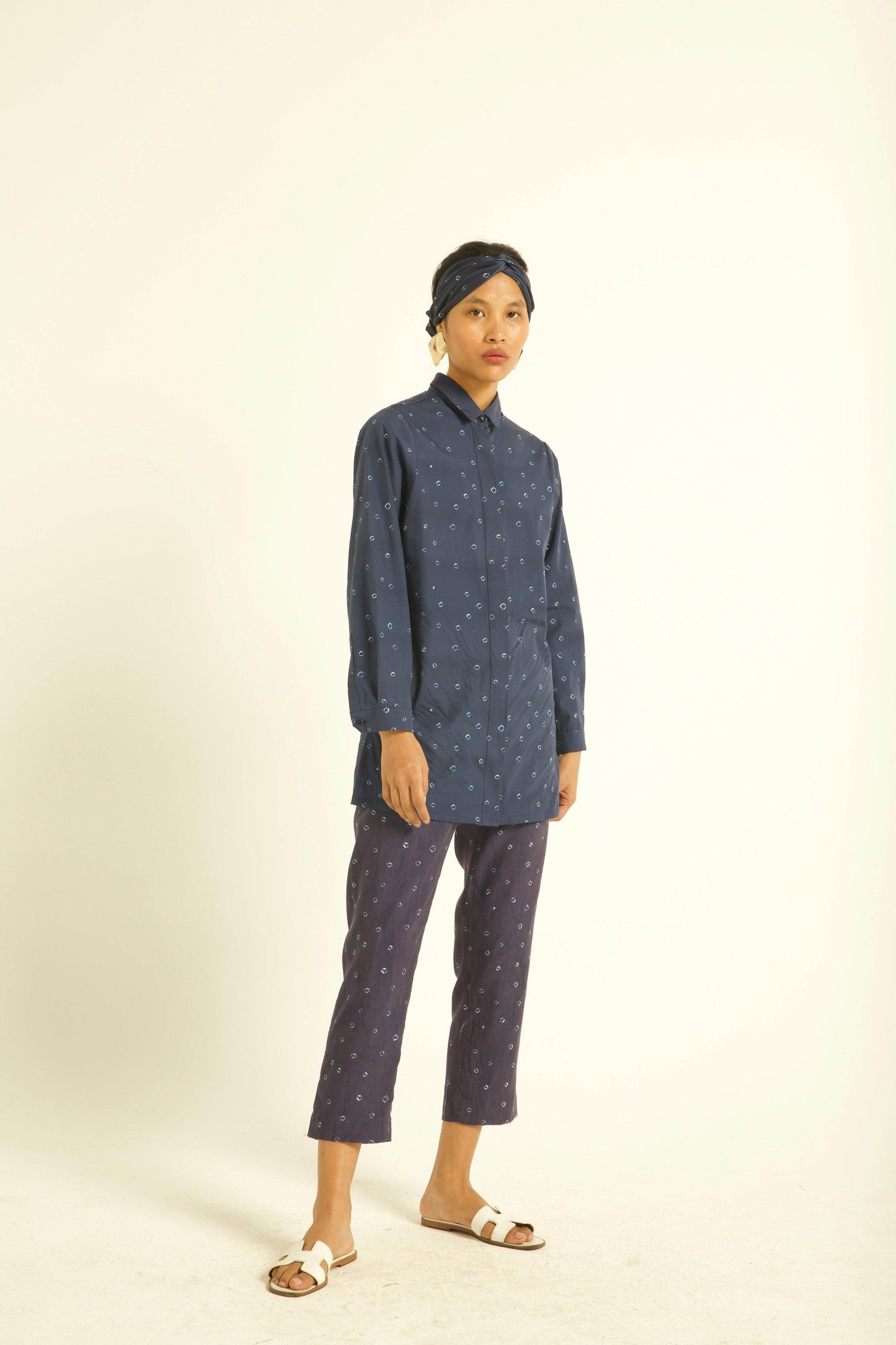 BANDHANI PRINT PANT - dash and dot