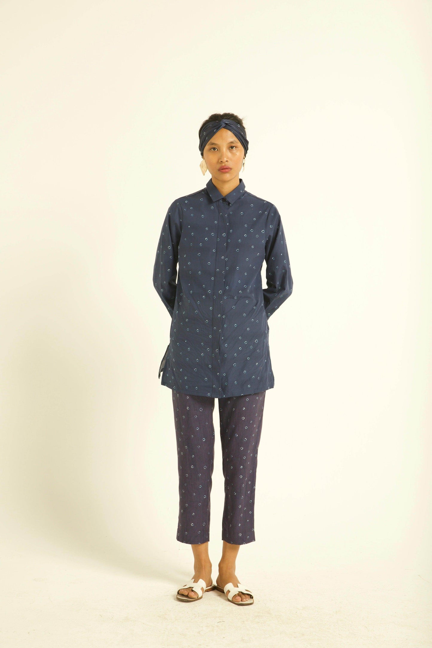 BANDHANI PRINT SHIRT - dash and dot