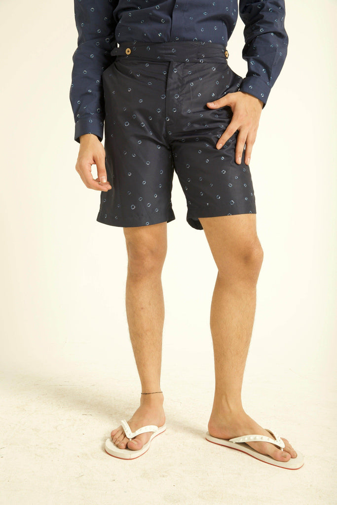 BANDHINI PRINTED SWIM SHORTS - dash and dot dash and dot