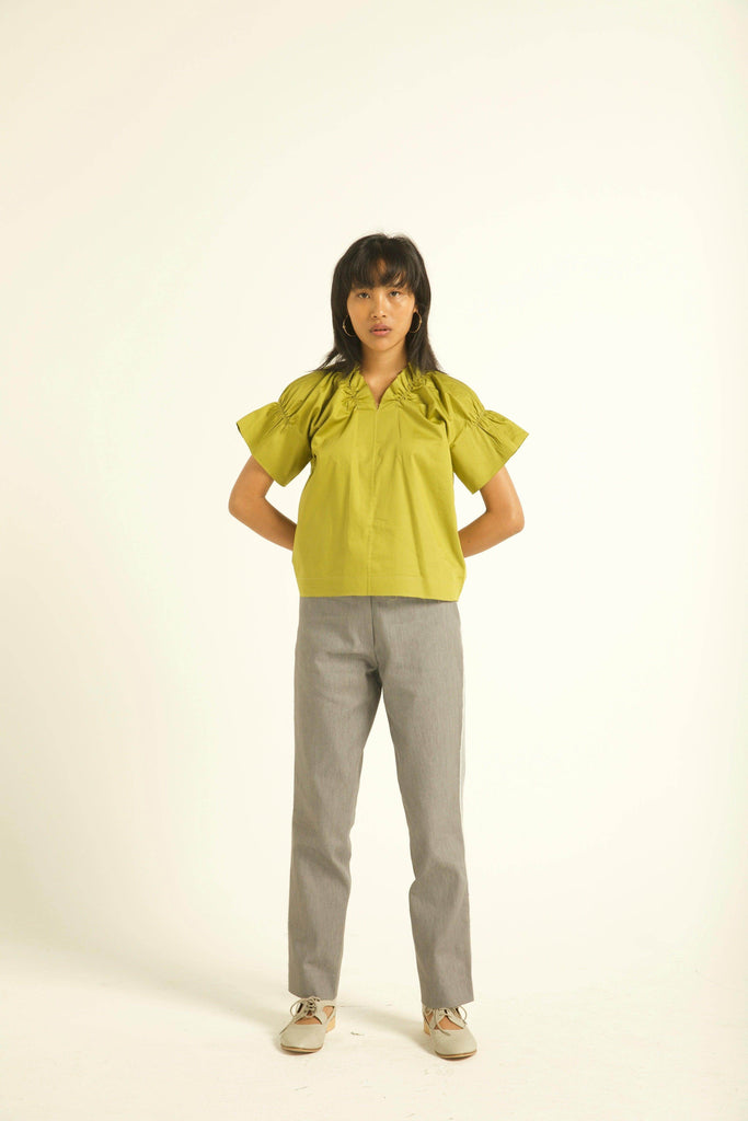 TUXEDO STRIPE DENIM PANT - dash and dot dash and dot