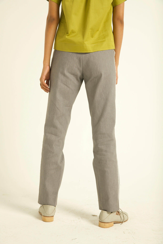 TUXEDO STRIPE DENIM PANT - dash and dot dash and dot