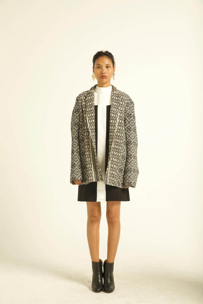 JACQUARD JACKET - dash and dot