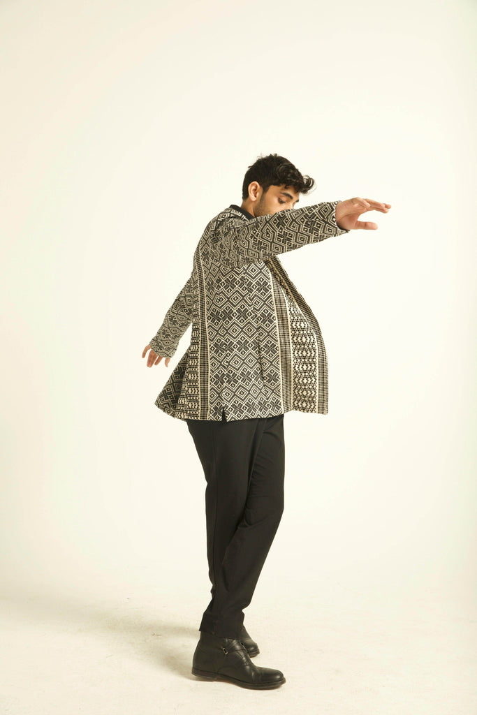 JACQUARD JACKET - dash and dot dash and dot