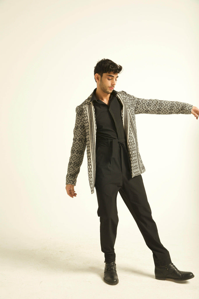 JACQUARD JACKET - dash and dot dash and dot