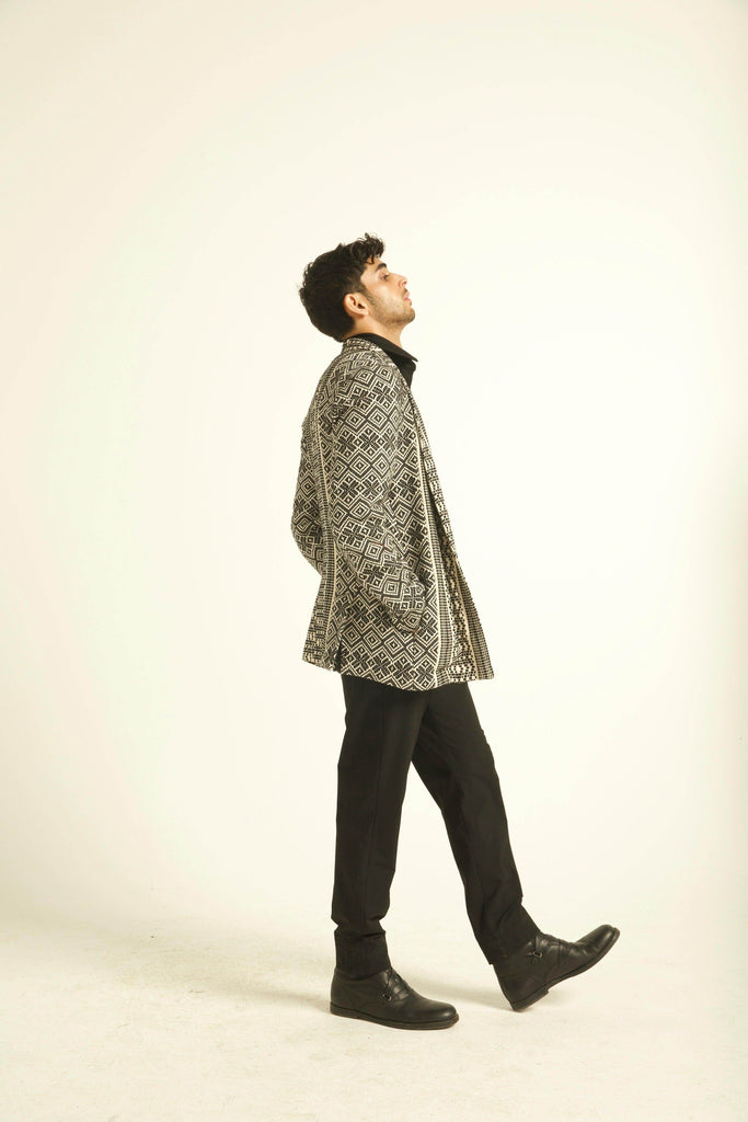 JACQUARD JACKET - dash and dot dash and dot