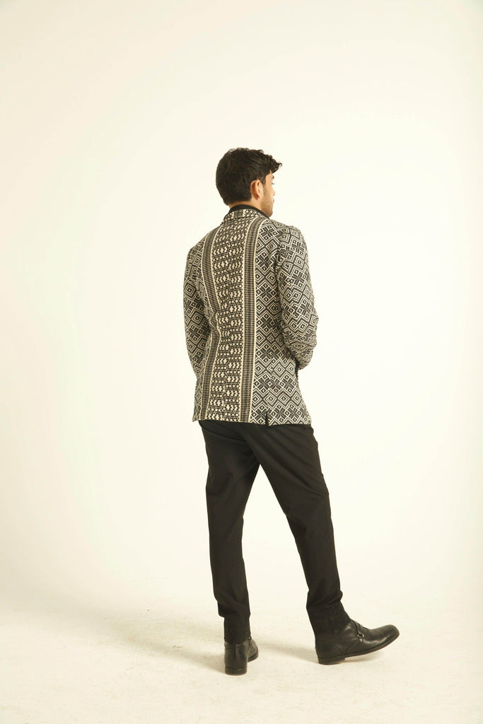 JACQUARD JACKET - dash and dot dash and dot