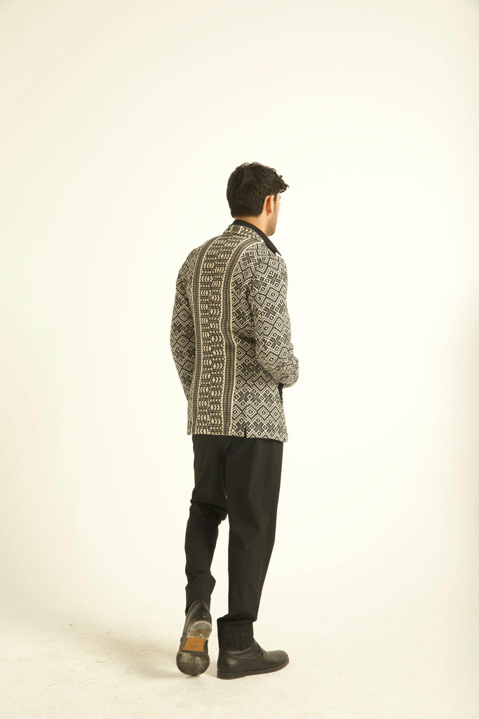 JACQUARD JACKET - dash and dot dash and dot