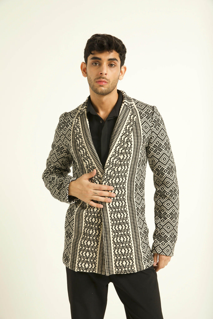 JACQUARD JACKET - dash and dot dash and dot