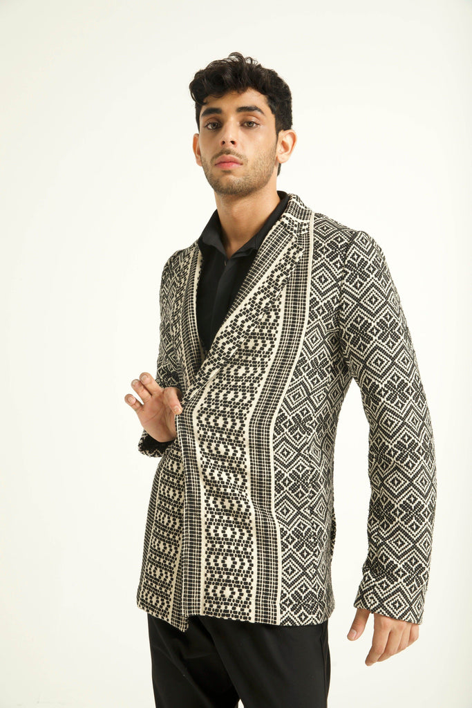 JACQUARD JACKET - dash and dot dash and dot