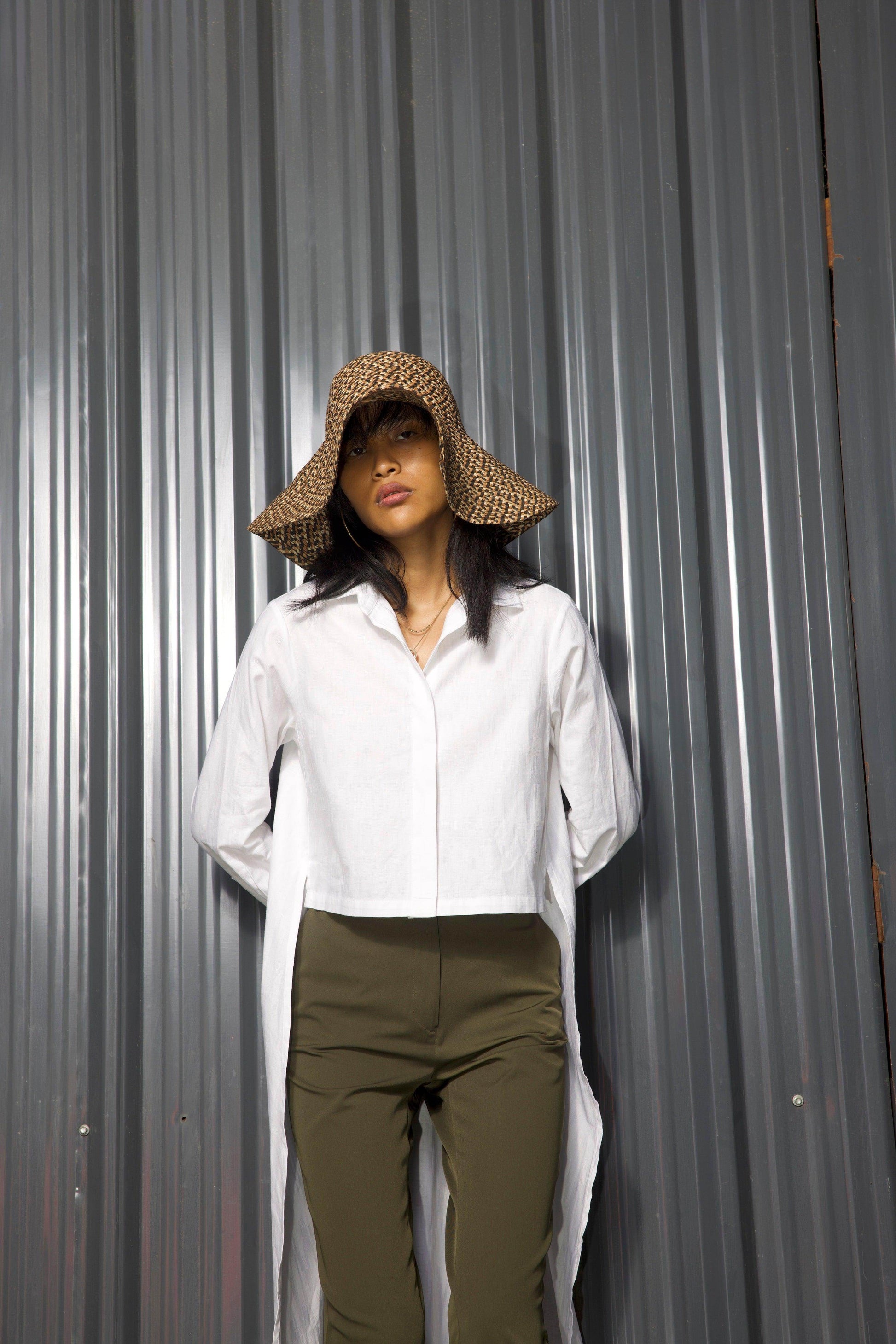 TIE-UP CROP PANT - dash and dot