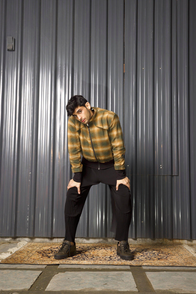 SHOULDER FLAP BOMBER JACKET - dash and dot dash and dot