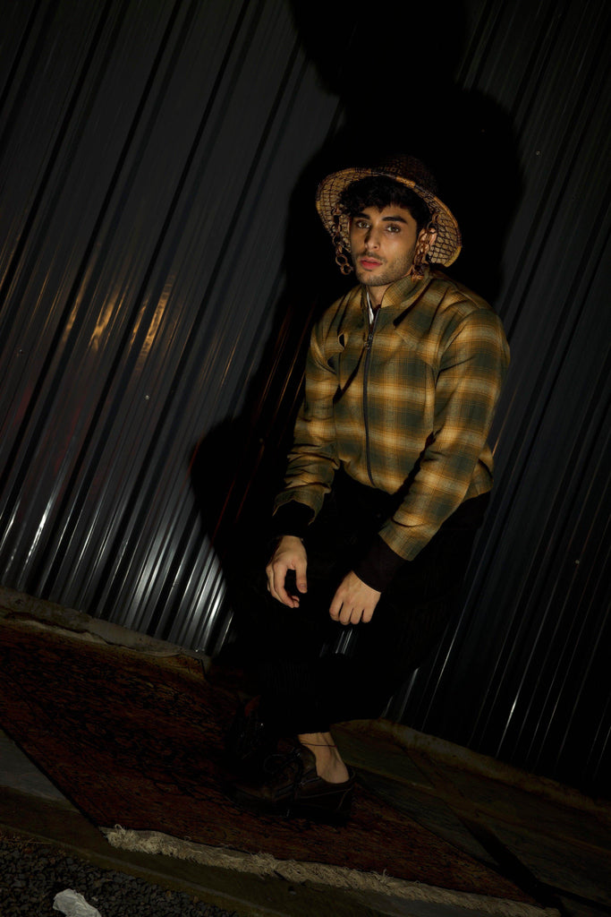 SHOULDER FLAP BOMBER JACKET - dash and dot dash and dot