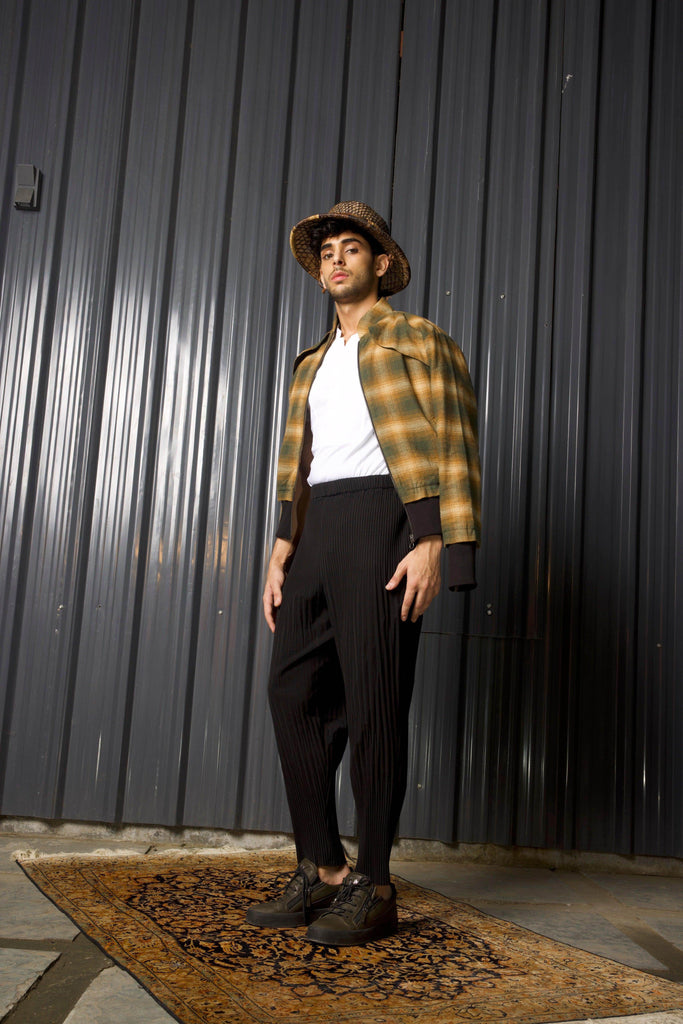 PLEATED DRUM PANT - dash and dot dash and dot