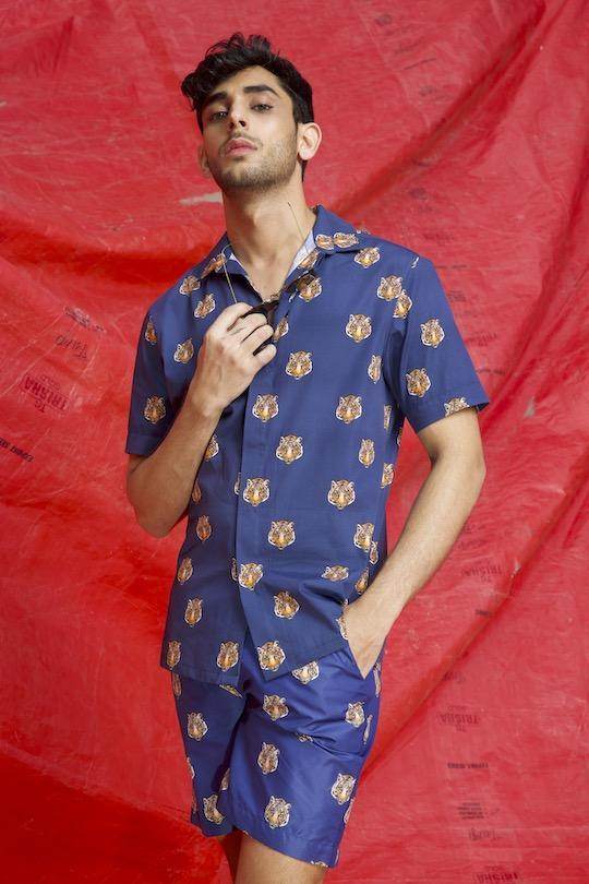 TIGER HEAD SHIRT - dash and dot dash and dot