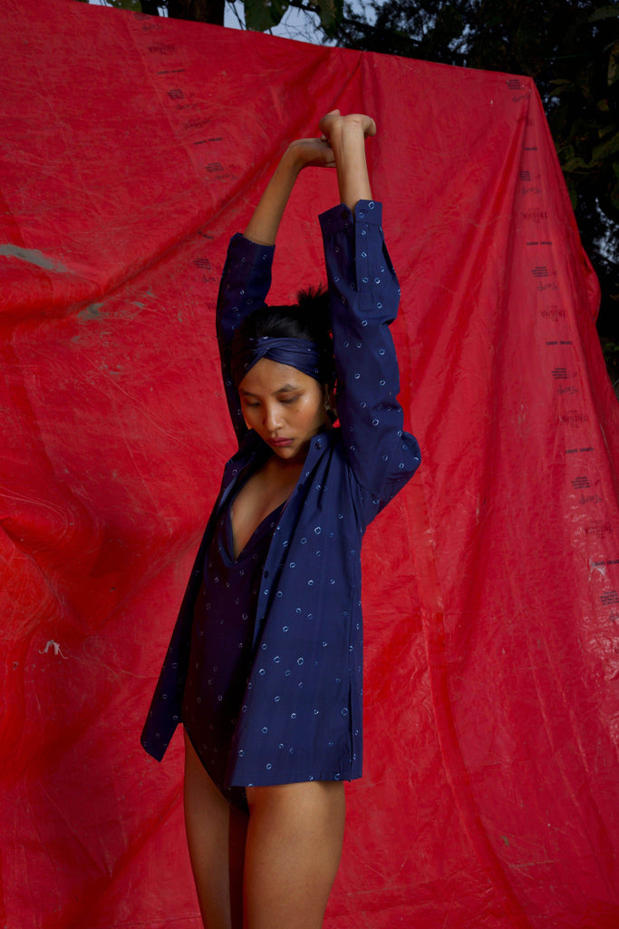 BANDHANI PRINT SWIMSUIT - dash and dot dash and dot