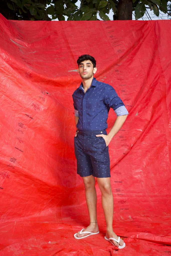 BANDHINI PRINTED SWIM SHORTS - dash and dot dash and dot