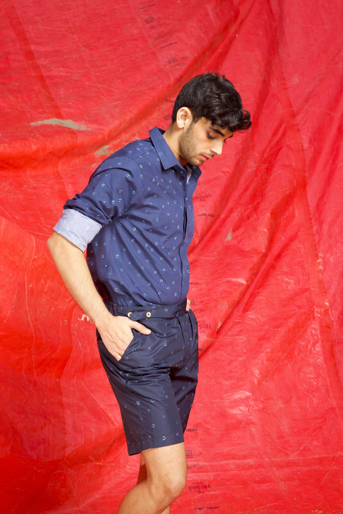 BANDHINI PRINTED SWIM SHORTS - dash and dot dash and dot