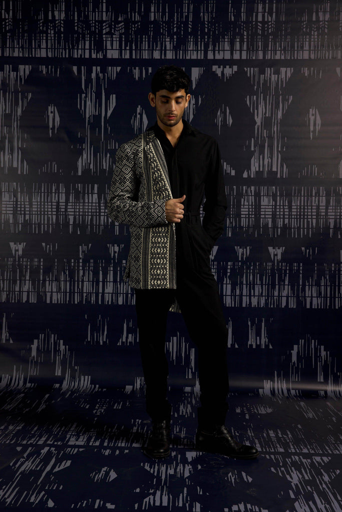 JACQUARD JACKET - dash and dot dash and dot