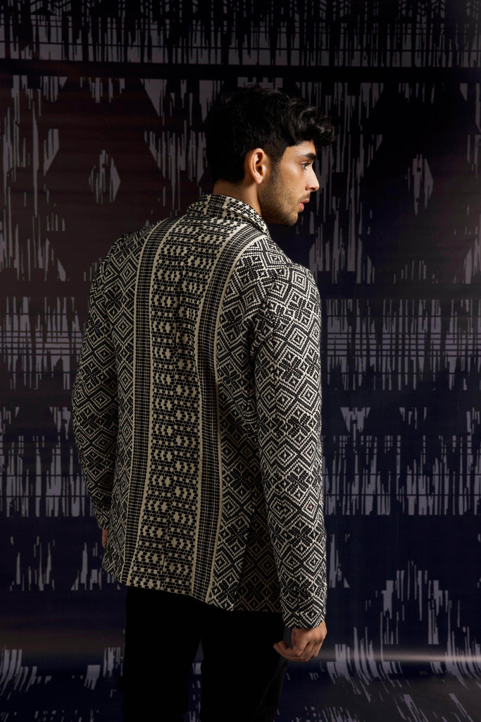 JACQUARD JACKET - dash and dot dash and dot