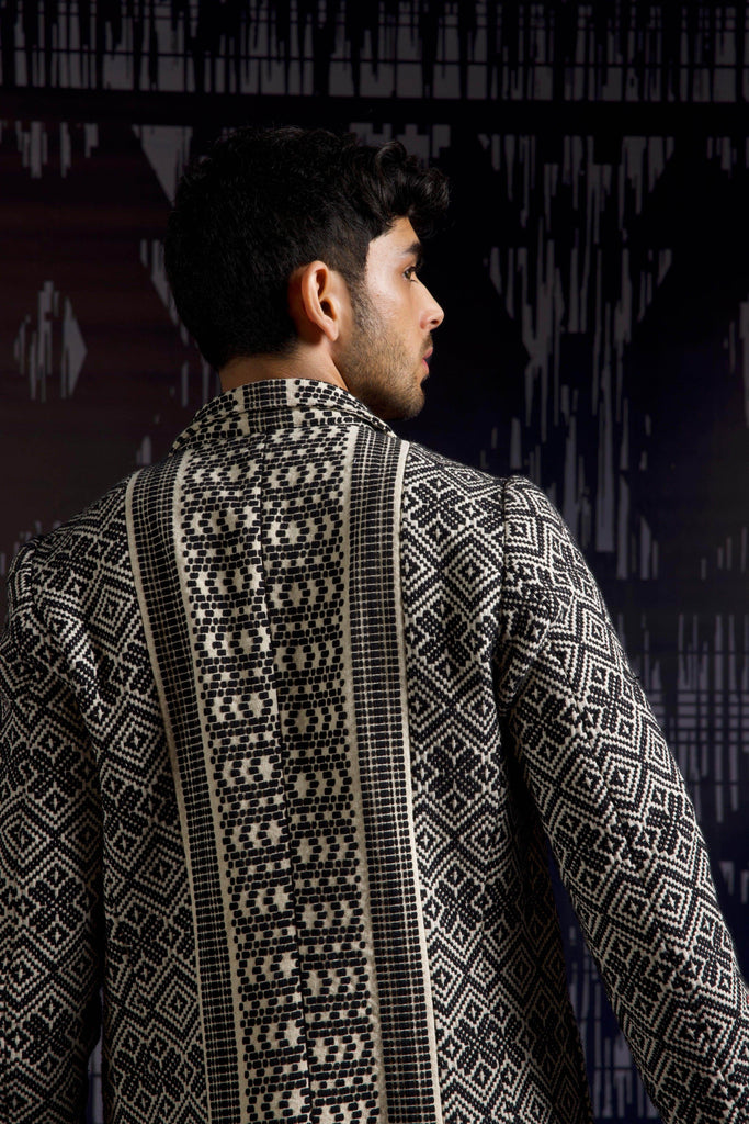 JACQUARD JACKET - dash and dot dash and dot