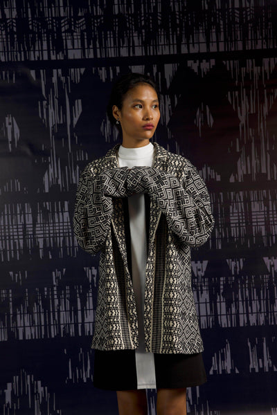 JACQUARD JACKET - dash and dot