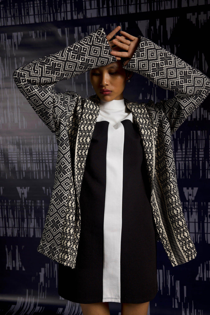 JACQUARD JACKET - dash and dot dash and dot