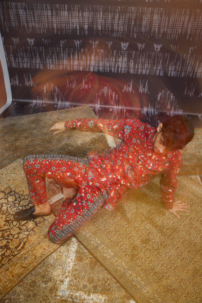 OUSHAK PRINTED PANT - dash and dot dash and dot