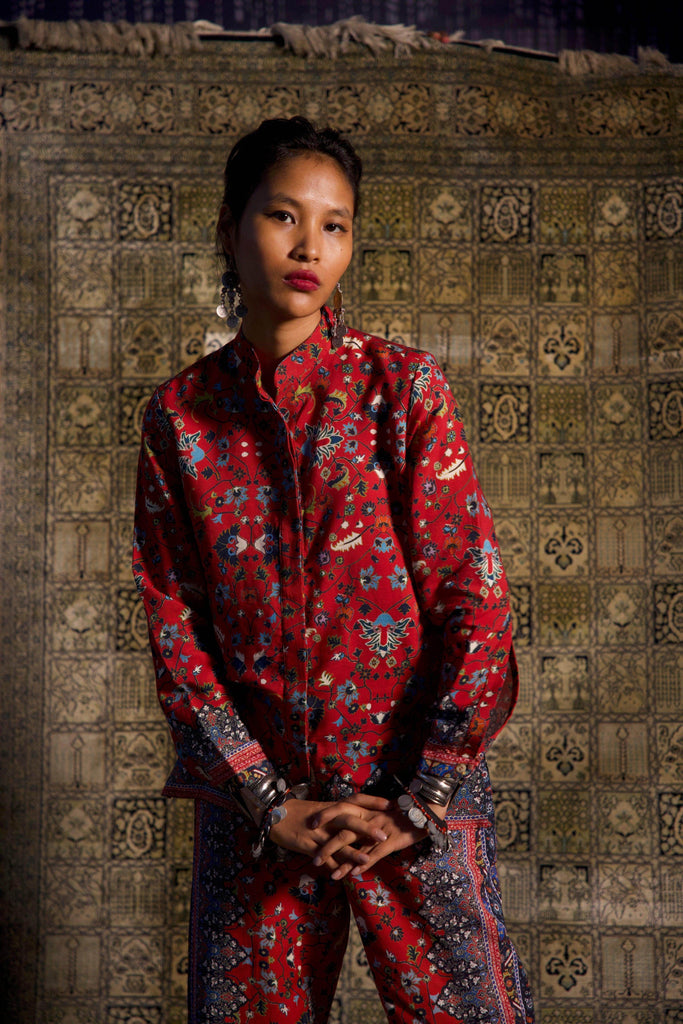 OUSHAK PRINTED SHIRT - dash and dot dash and dot