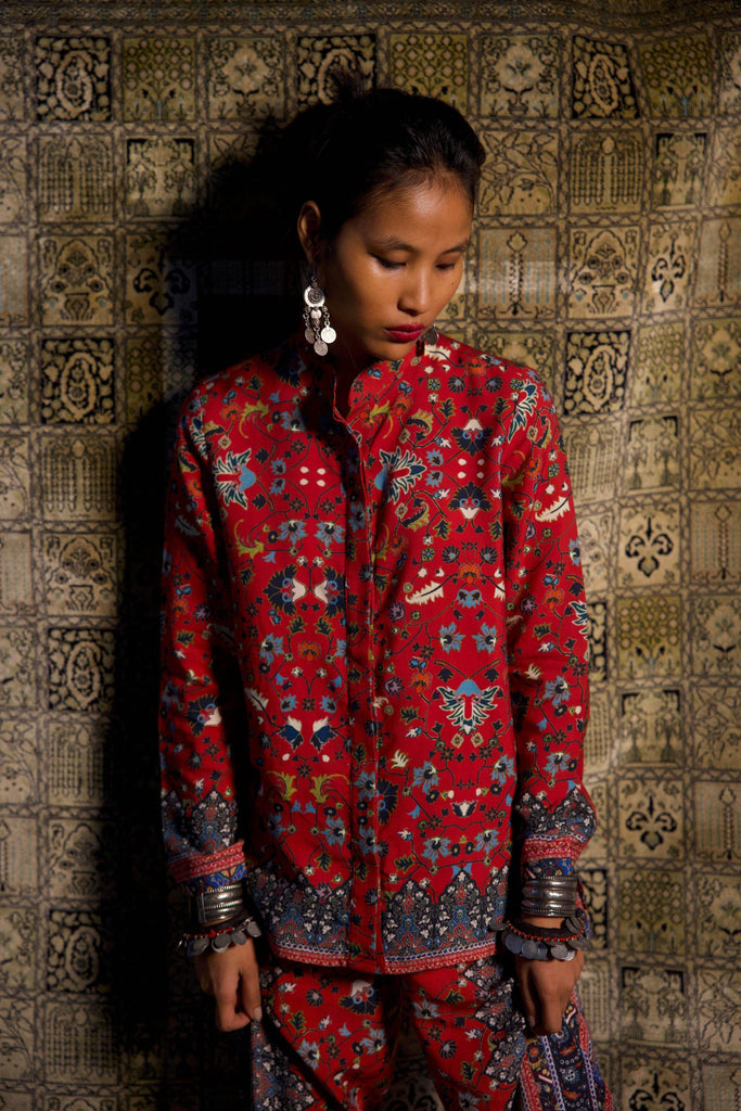 OUSHAK PRINTED SHIRT - dash and dot dash and dot