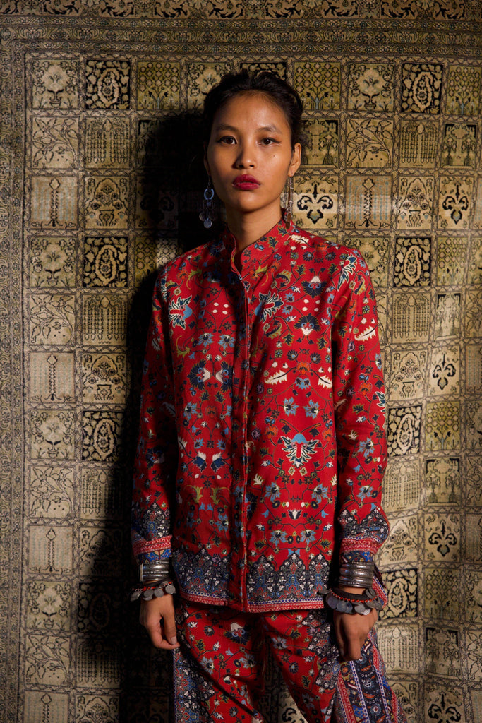 OUSHAK PRINTED SHIRT - dash and dot dash and dot