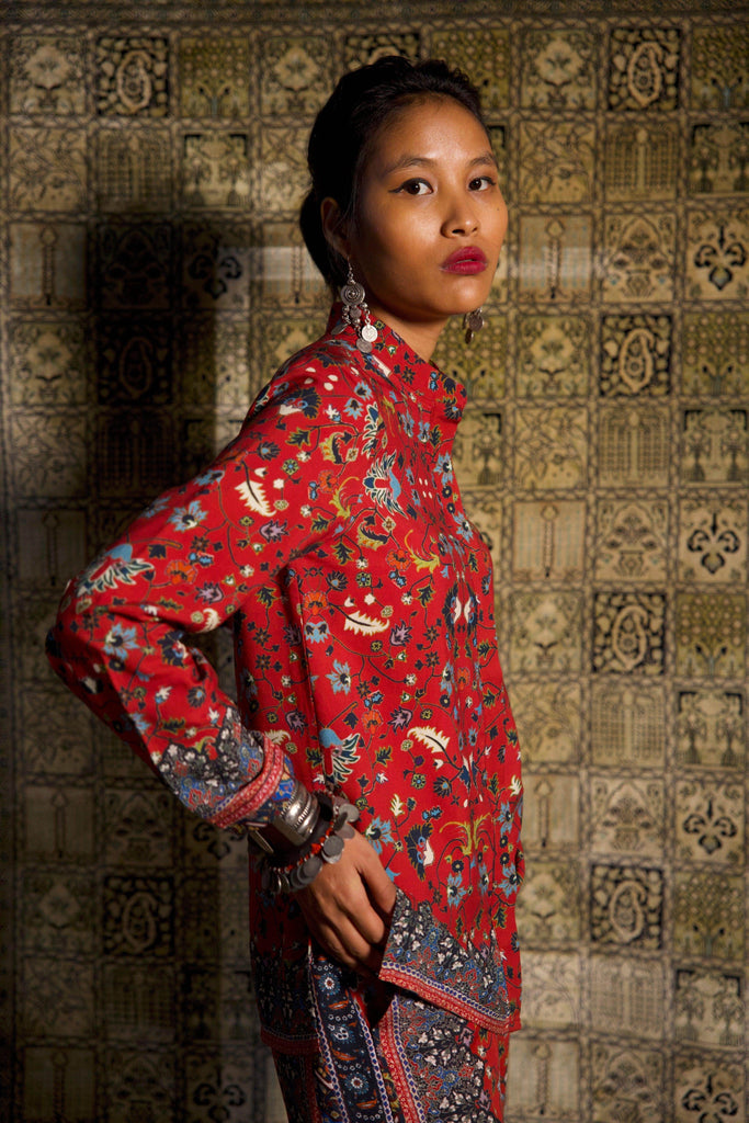 OUSHAK PRINTED SHIRT - dash and dot dash and dot