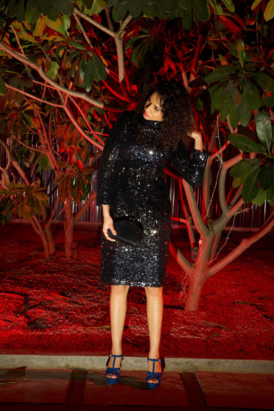 OMBRE SEQUIN MIDI - dash and dot
