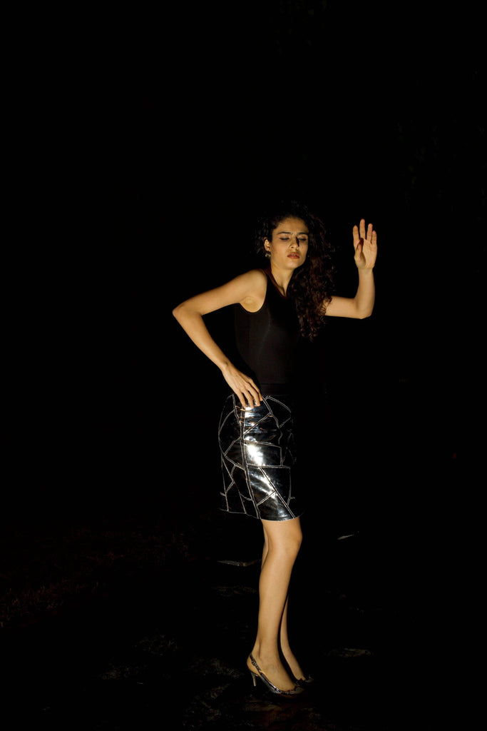 REFLECTOR SKIRT - dash and dot dash and dot