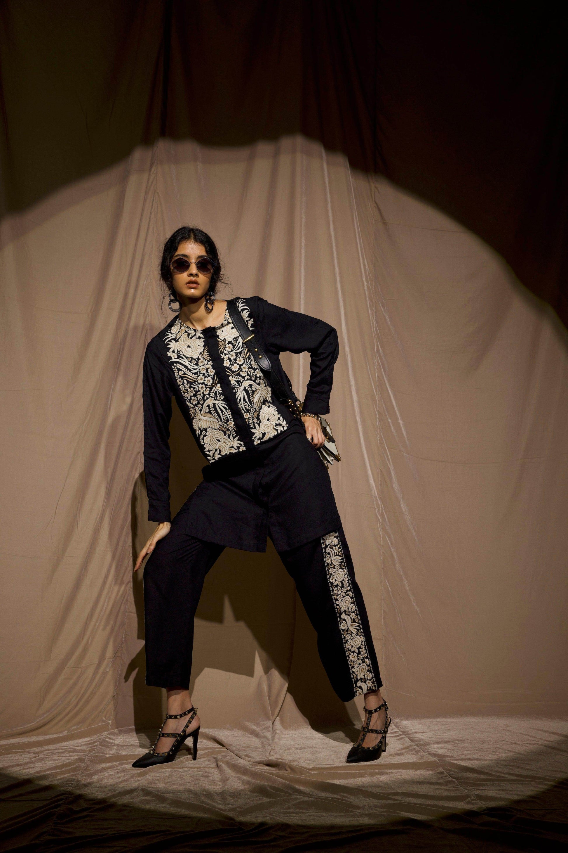 GARA STITCH TUXEDO PANT - dash and dot